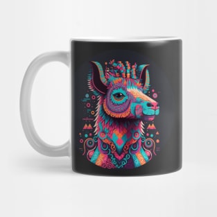 A llama feeling the rhythm Mug